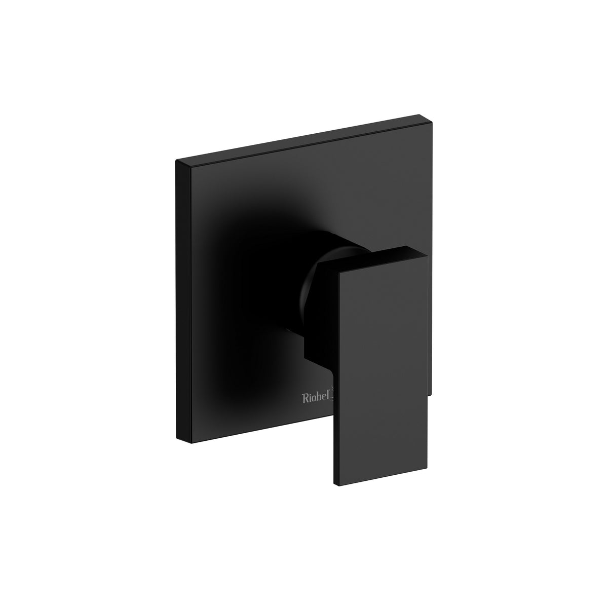Riobel Pro Quadrik 1/2" Pressure Balance Trim TQA71 in Black