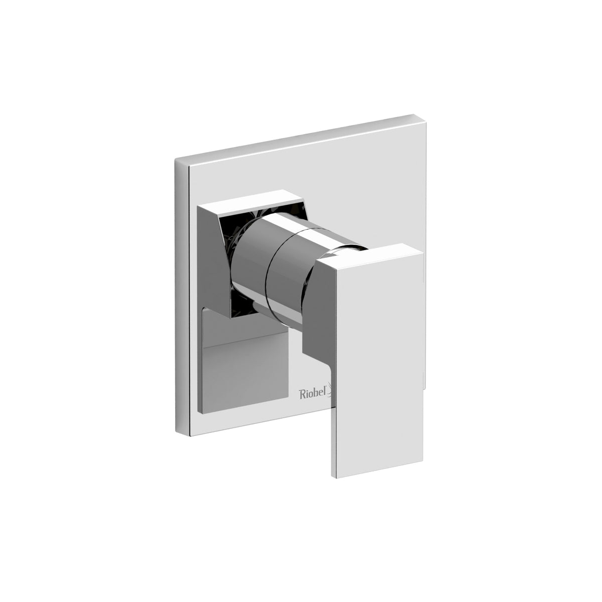 Riobel Pro Quadrik 1/2" Pressure Balance Trim TQA71 in Chrome