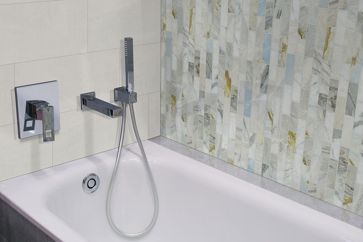 MSI Maven Talc 24 x 48 Matte Porcelain tile (NMAVTAL2448) – MSI room scene (bathroom)