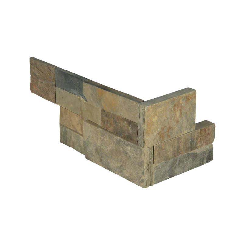 MSI Rustic Gold stacked stone 6 x 12 x 6 (LPNLSRUSGLD618COR)