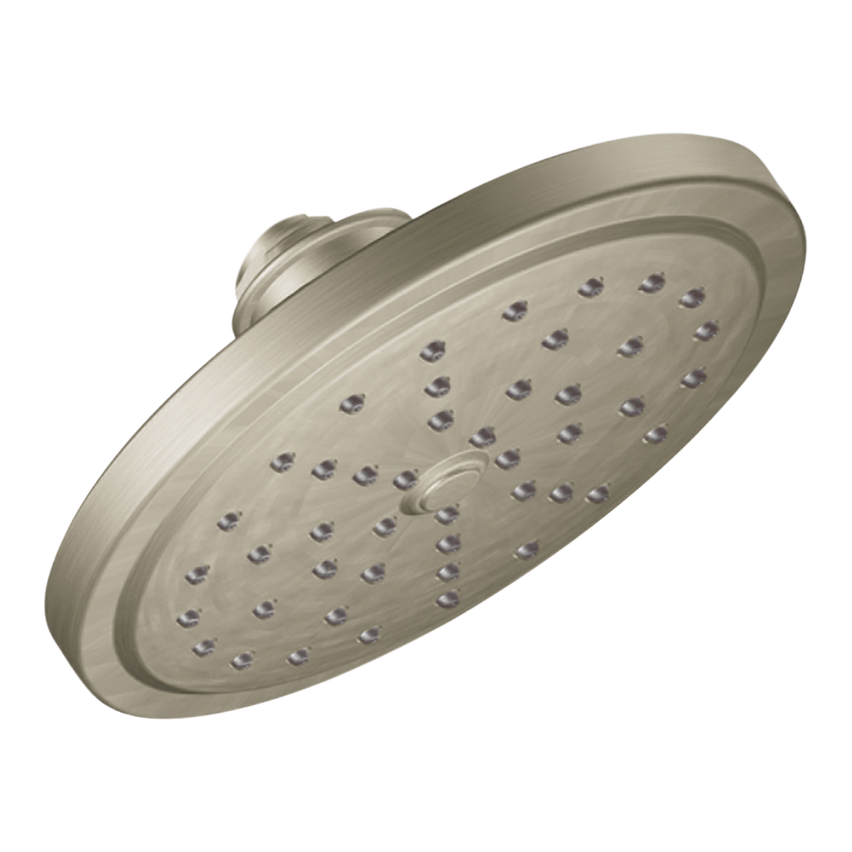 Moen One-Function 6 3/4" Diameter Spray Head Eco-Performance Rainshower S176EP in Brushed Nickel (S176EPBN)