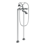 Moen Weymouth Two-Handle Tub Filler With Hand Shower S22105 in Chrome (S22105)