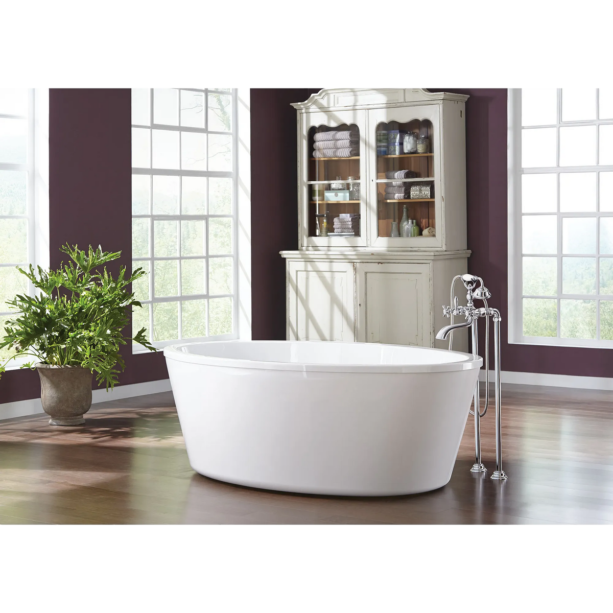 Moen Weymouth Two-Handle Tub Filler With Hand Shower S22105 in Chrome (S22105) - view 3