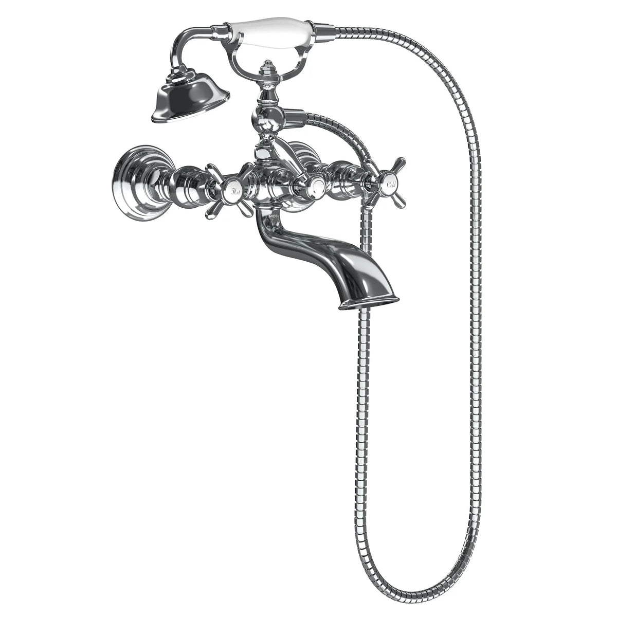 Moen Weymouth Two-Handle Tub Filler With Hand Shower S22105 in Chrome (S22105) - view 5