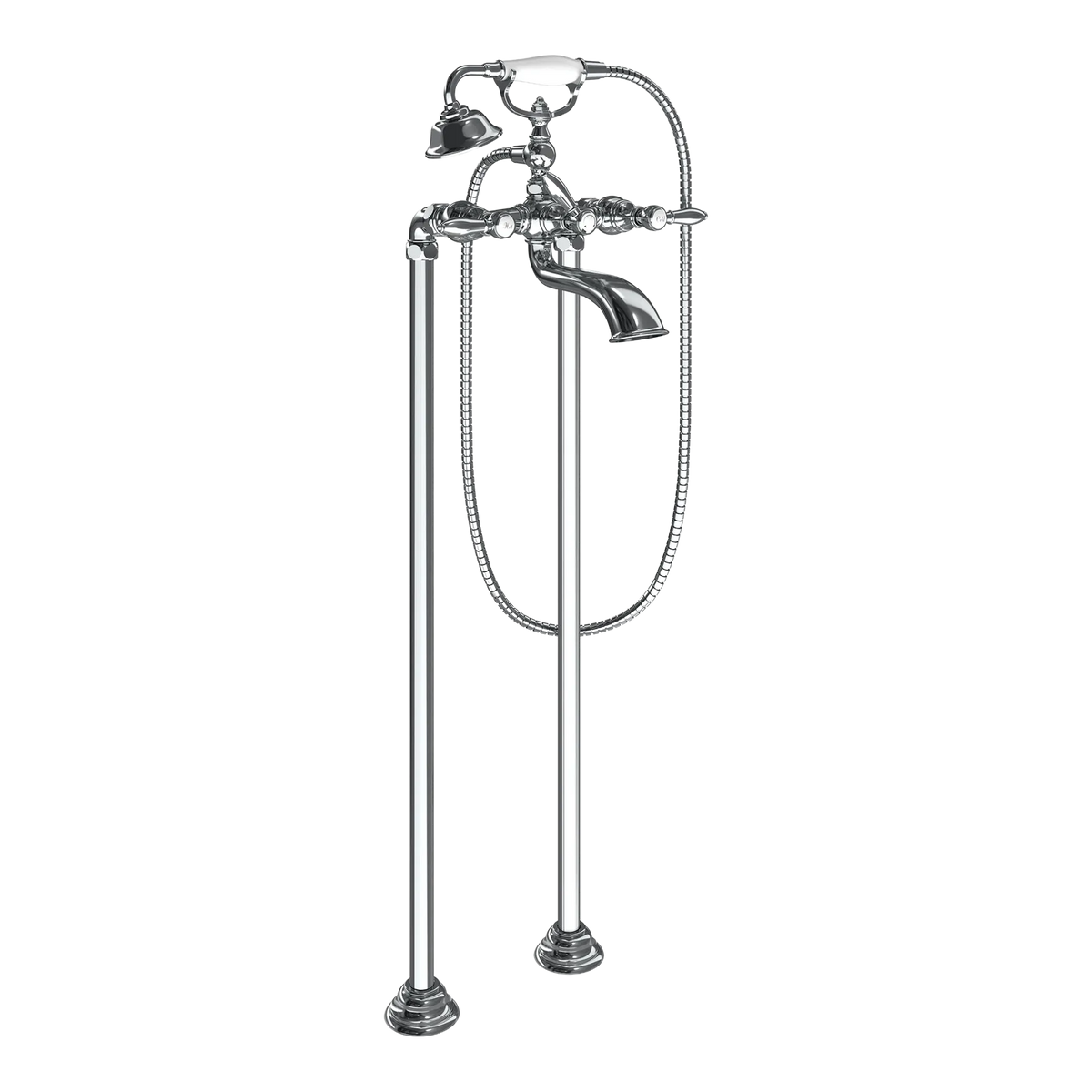 Moen Weymouth Two-Handle Tub Filler With Hand Shower S22110 in Chrome (S22110) - view 2