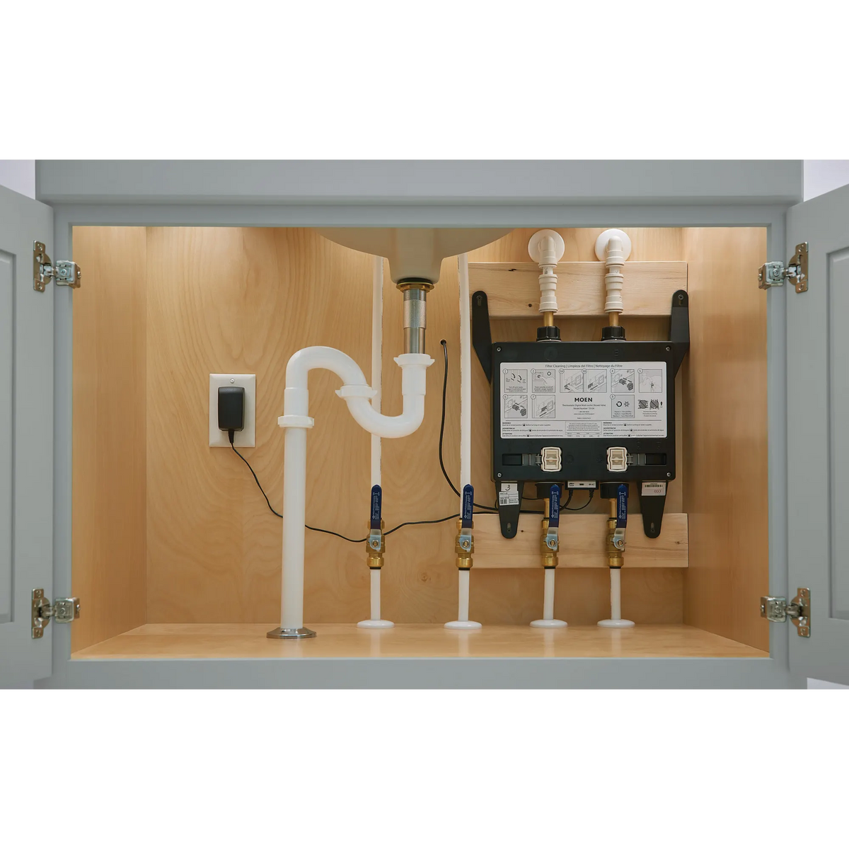 Moen Smart Shower 2-Outlet Shower Valve S3102 in Chrome (S3102) - view 2