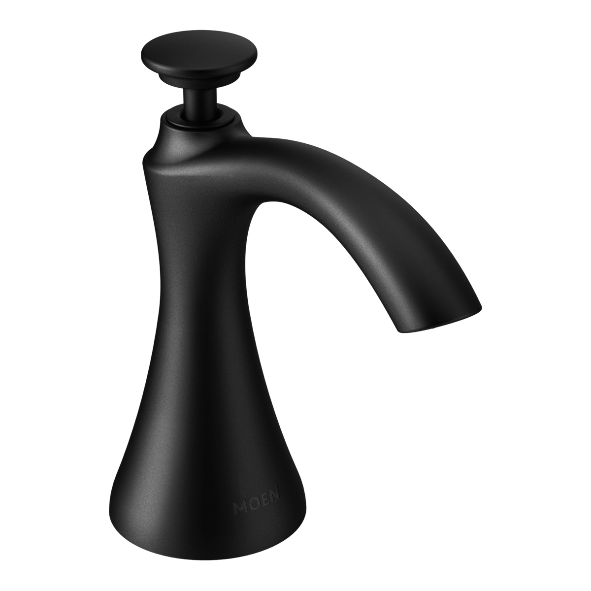 Moen Transitional Deck-Mounted Soap Dispenser S3946 in Matte Black (S3946BL)
