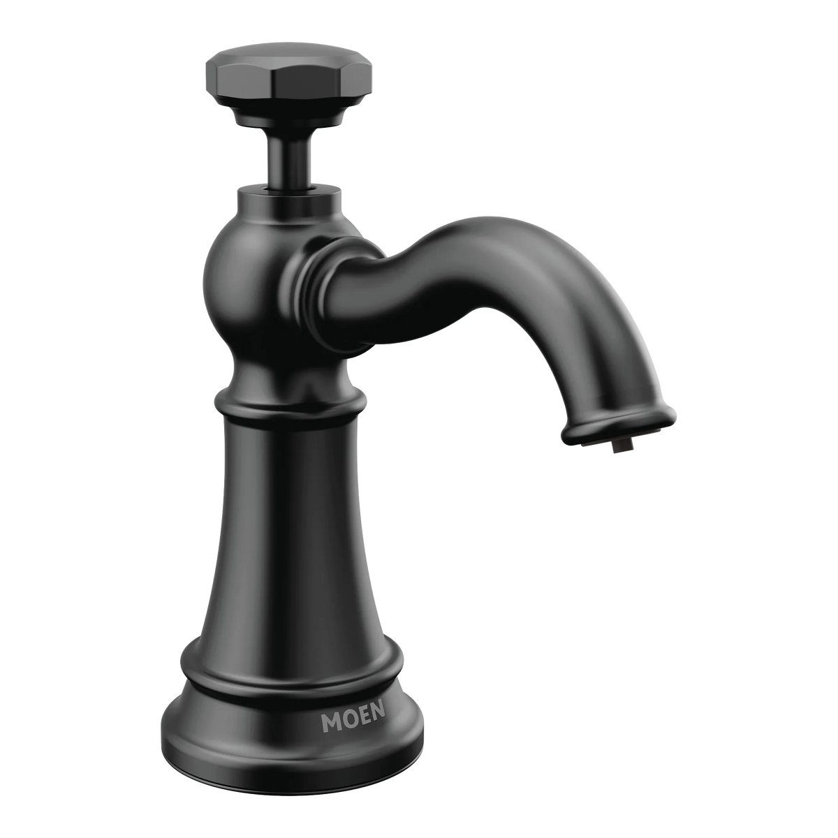 Moen Traditional Soap Dispenser S3955 in Matte Black (S3955BL) - view 6