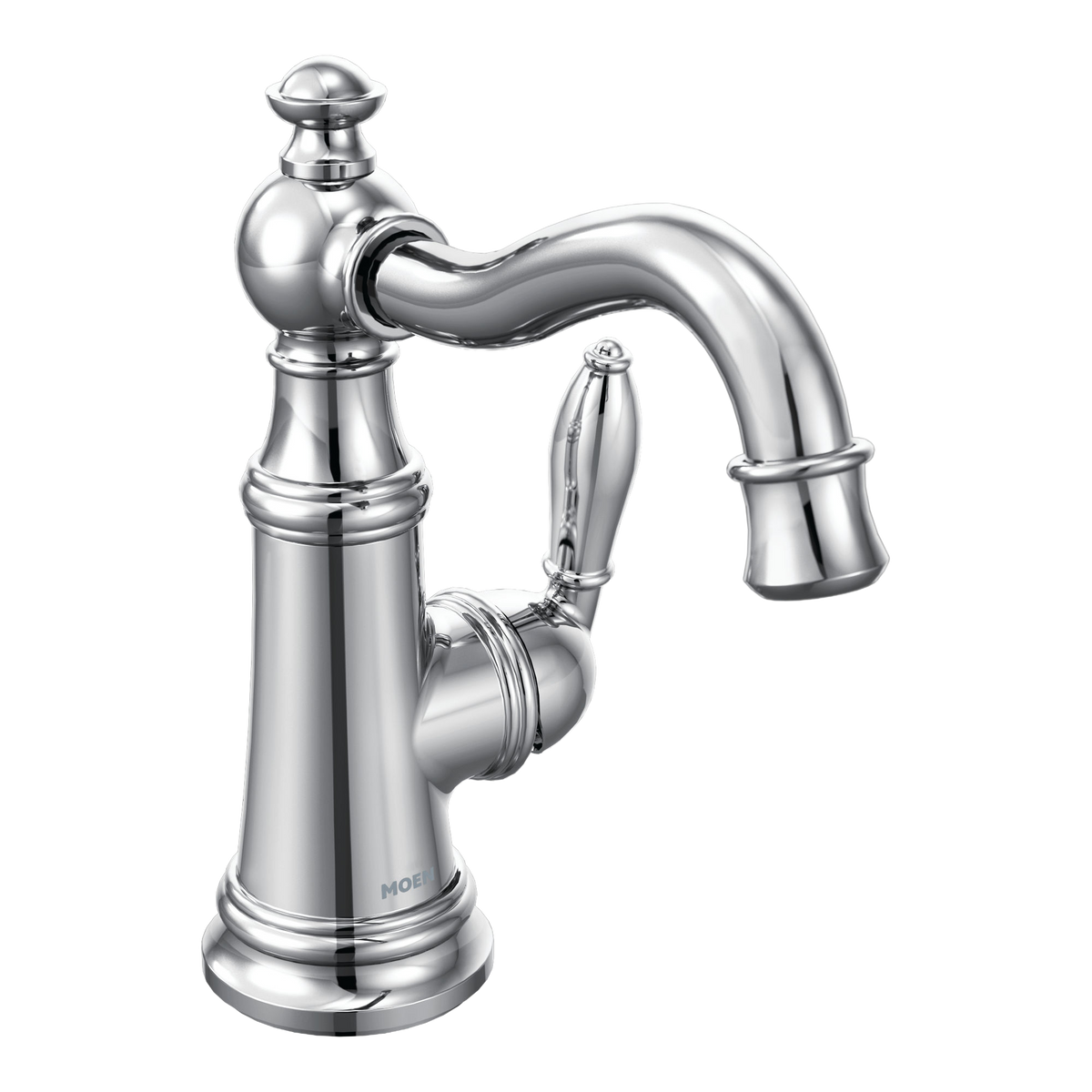 Moen Weymouth Single-Handle High-Arc Bathroom Faucet S42107 in Chrome (S42107)