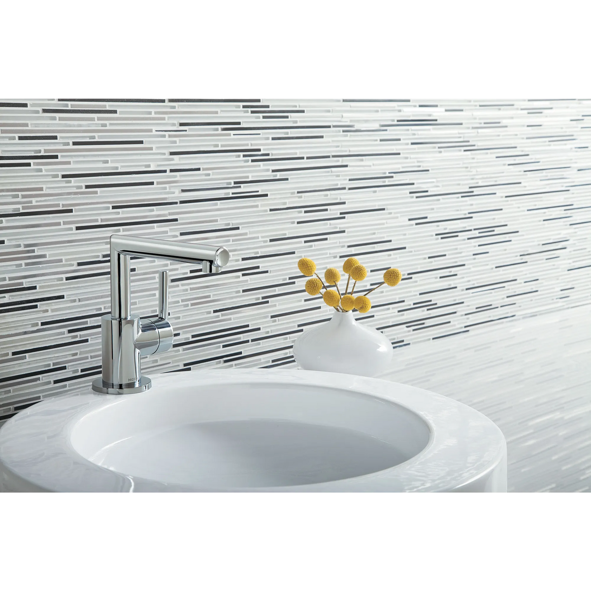 Moen Arris Single-Handle High-Arc Bathroom Faucet S43001 in Chrome (S43001) - view 2