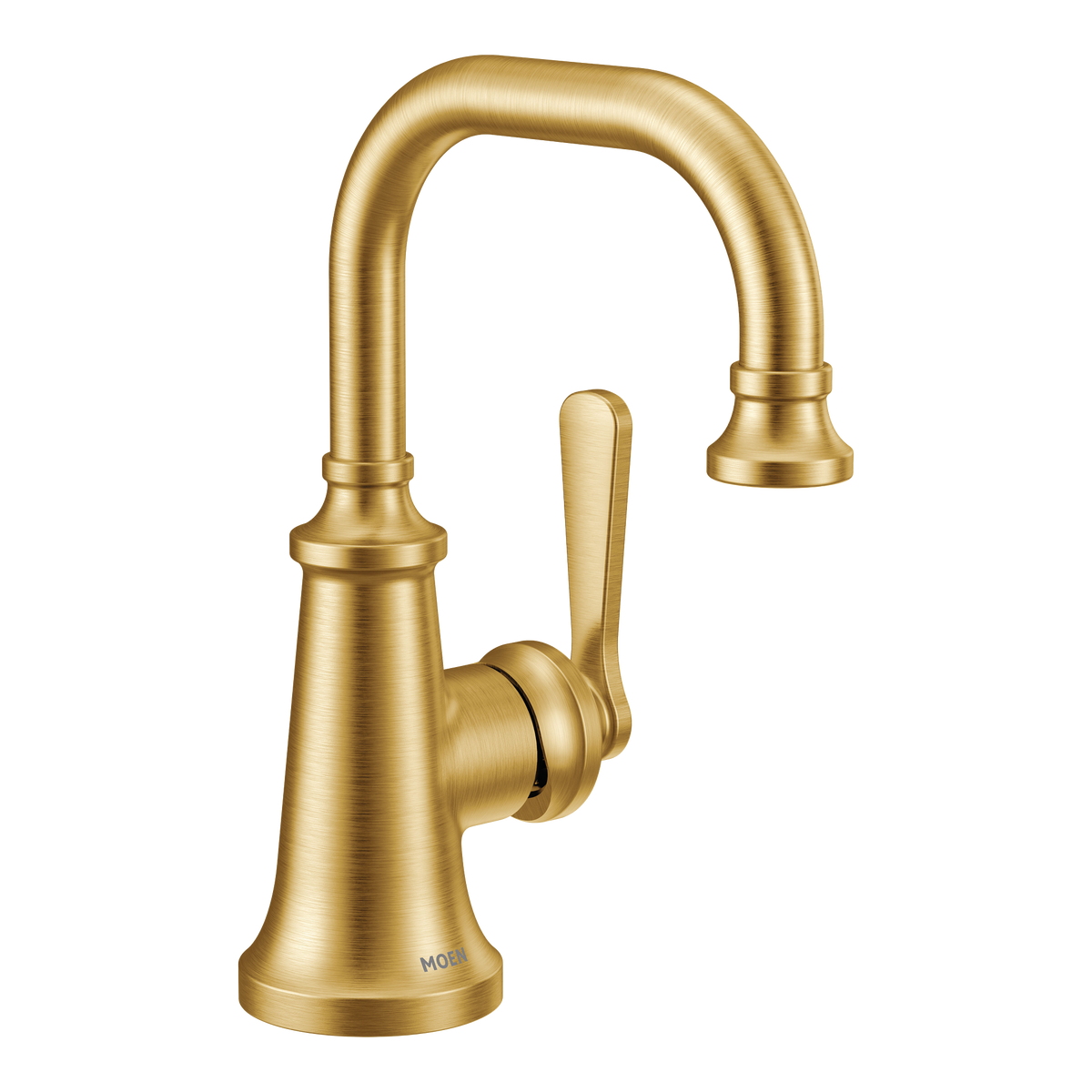 Moen Colinet Single-Handle High-Arc Bathroom Faucet S44101 in Brushed Gold (S44101BG)
