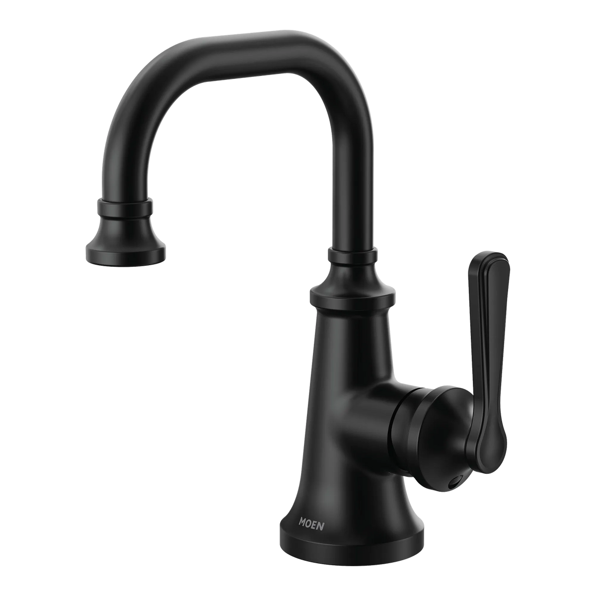 Moen Colinet Single-Handle High-Arc Bathroom Faucet S44101 in Matte Black (S44101BL) - view 5