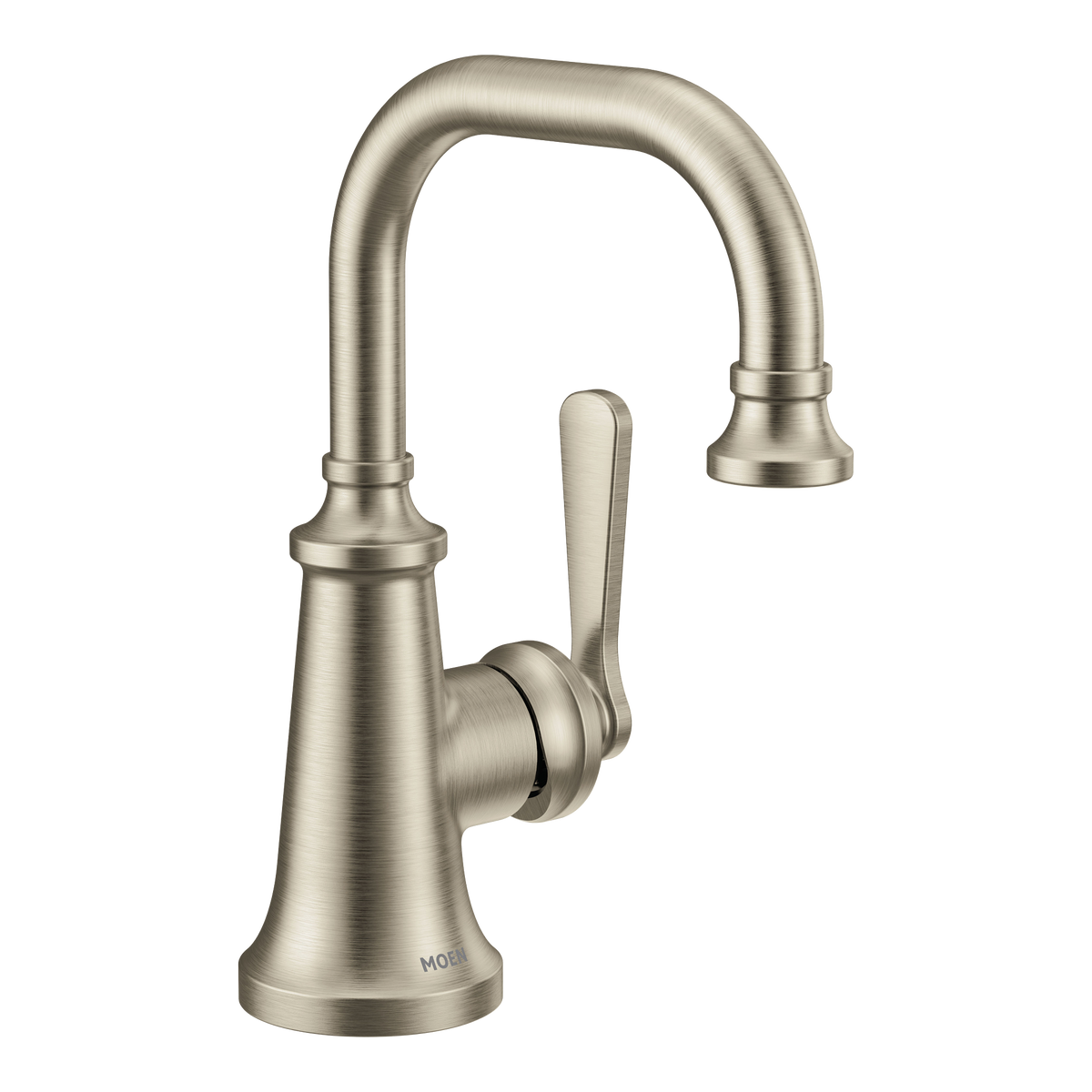 Moen Colinet Single-Handle High-Arc Bathroom Faucet S44101 in Brushed Nickel (S44101BN)