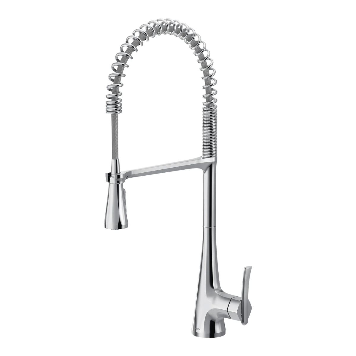 Moen Sinema Single-Handle High-Arc Pre-Rinse Spring Pulldown Kitchen Faucet S5235 in Chrome (S5235) - view 6