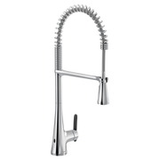 Moen Sinema MotionSense Wave Single-Sensor Single-Handle High-Arc Pre-Rinse Spring Pulldown Kitchen Faucet S5235EW in Chrome (S5235EWC)