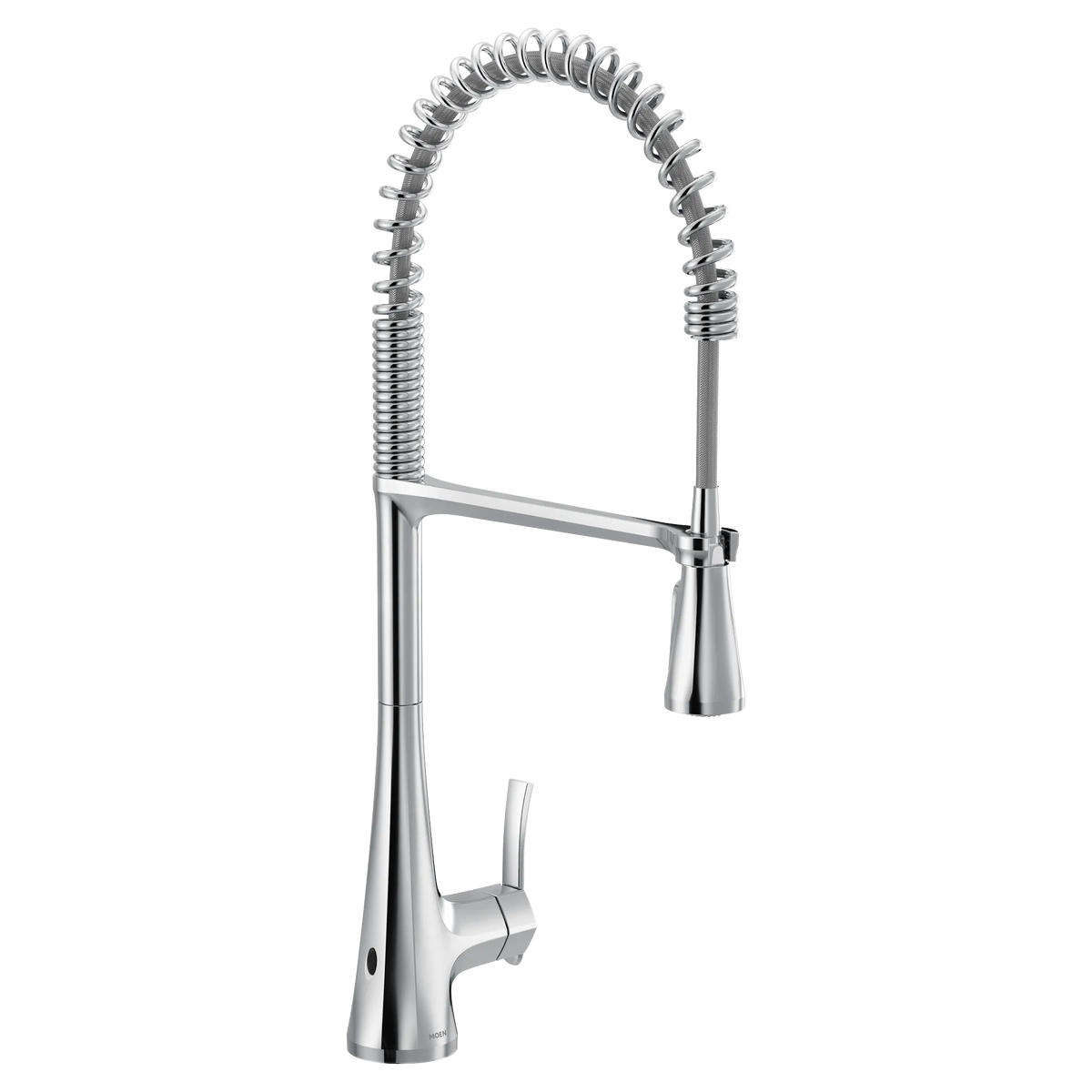 Moen Sinema MotionSense Wave Single-Sensor Single-Handle High-Arc Pre-Rinse Spring Pulldown Kitchen Faucet S5235EW in Chrome (S5235EWC) - view 2
