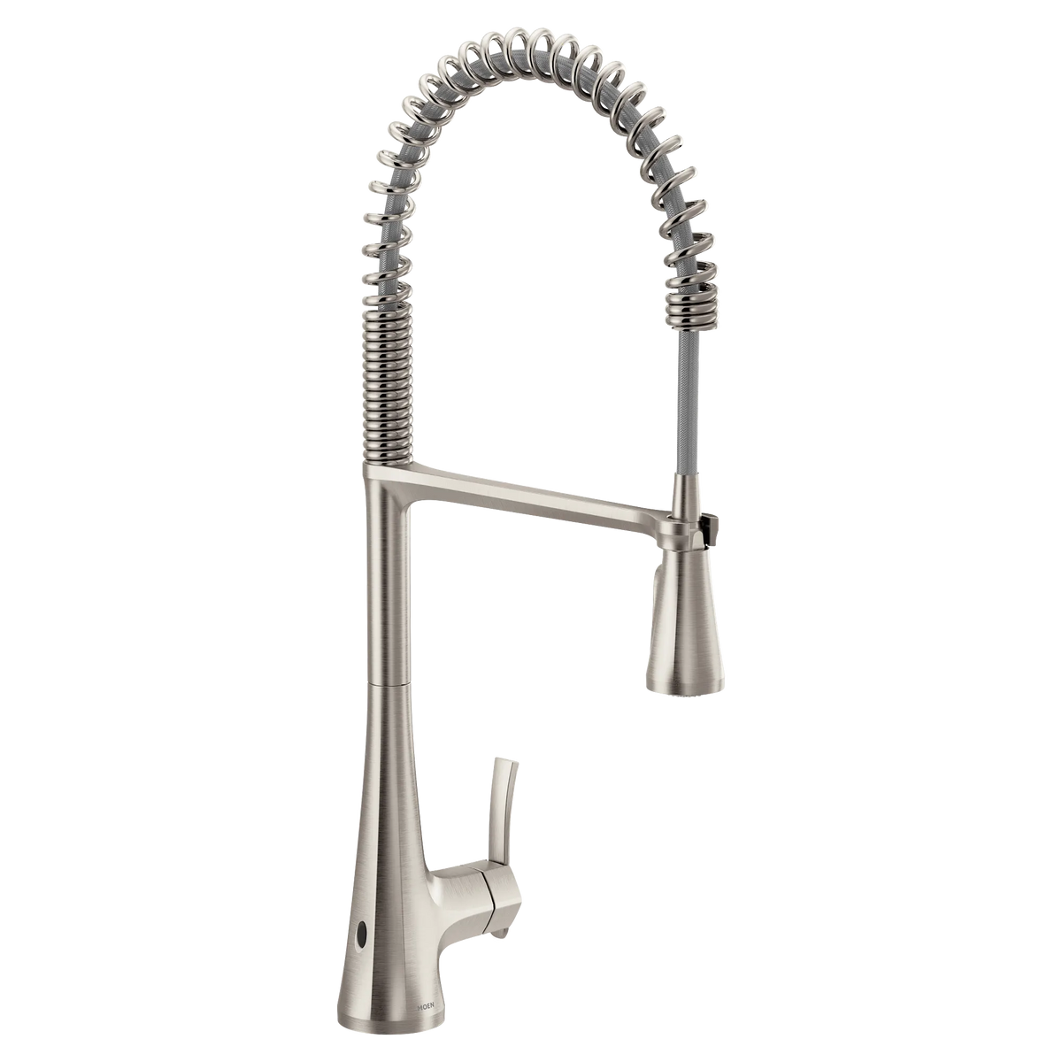 Moen Sinema MotionSense Wave Single-Sensor Single-Handle High-Arc Pre-Rinse Spring Pulldown Kitchen Faucet S5235EW in Spot Resist Stainless (S5235EWSRS) - view 2