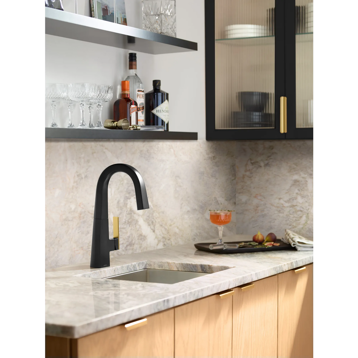 Moen Single-Handle Bar Faucet S55005 in Chrome (S55005) - view 3