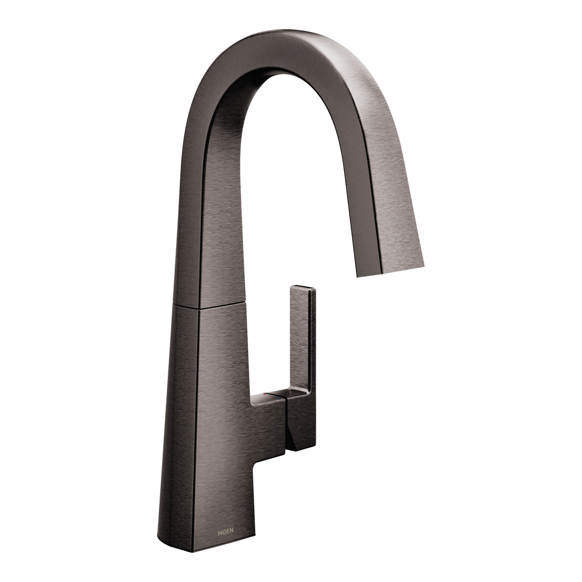 Moen Single-Handle Bar Faucet S55005 in Black Stainless (S55005BLS)