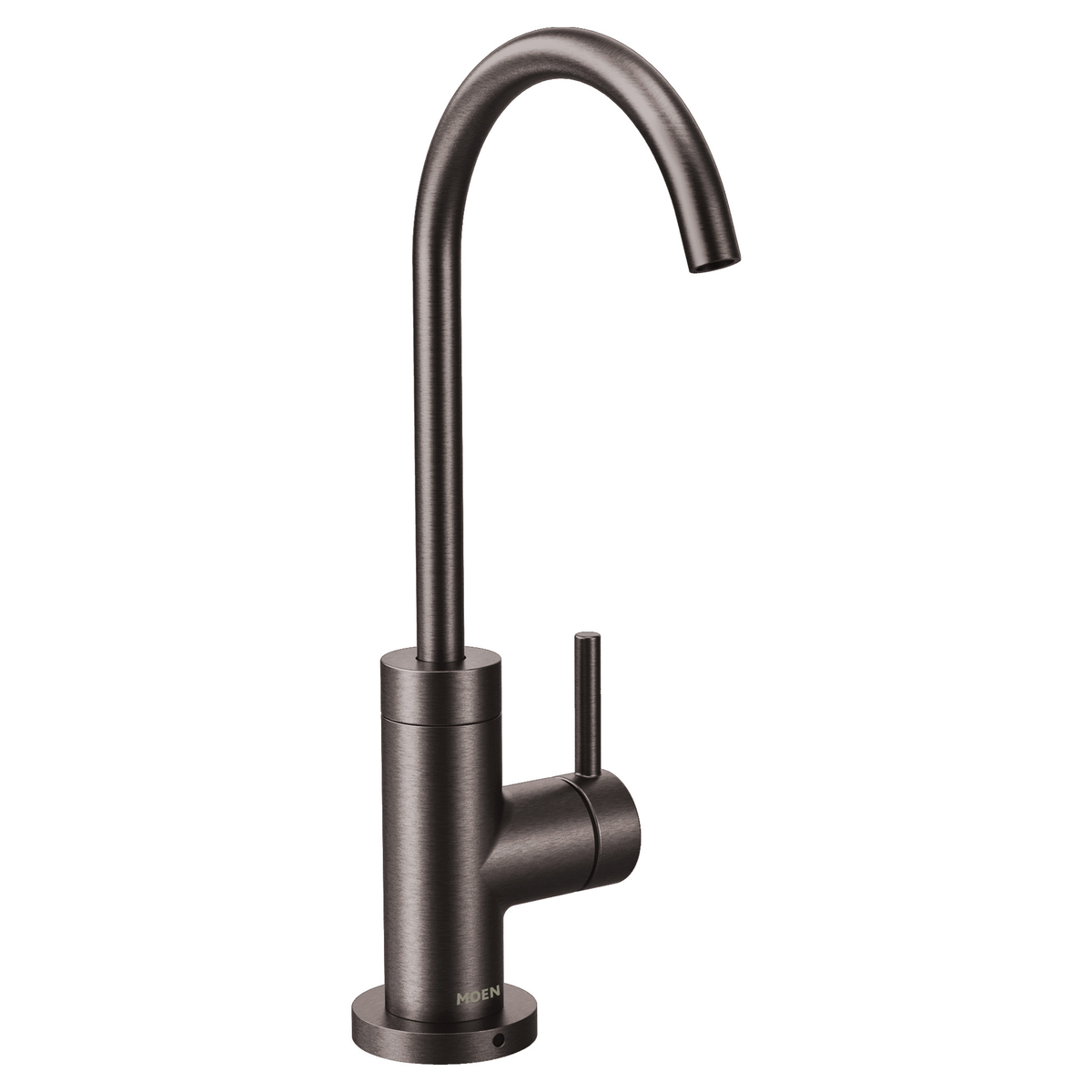 Moen Sip Modern Single-Handle High-Arc Beverage Faucet S5530 in Black Stainless (S5530BLS)