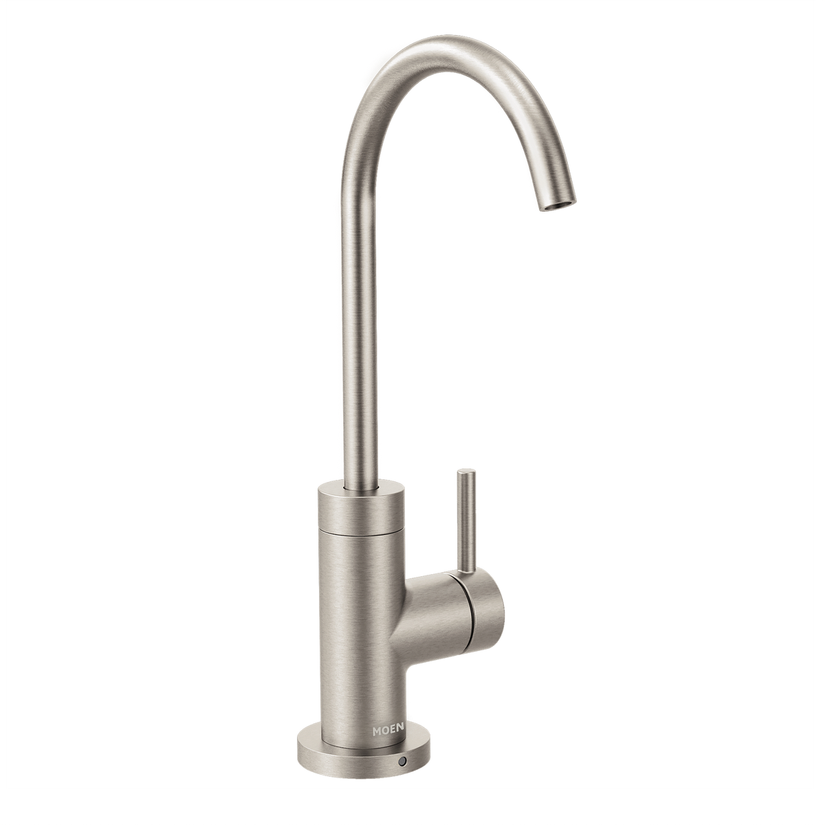 Moen Sip Modern Single-Handle High-Arc Beverage Faucet S5530 in Spot Resist Stainless (S5530SRS)