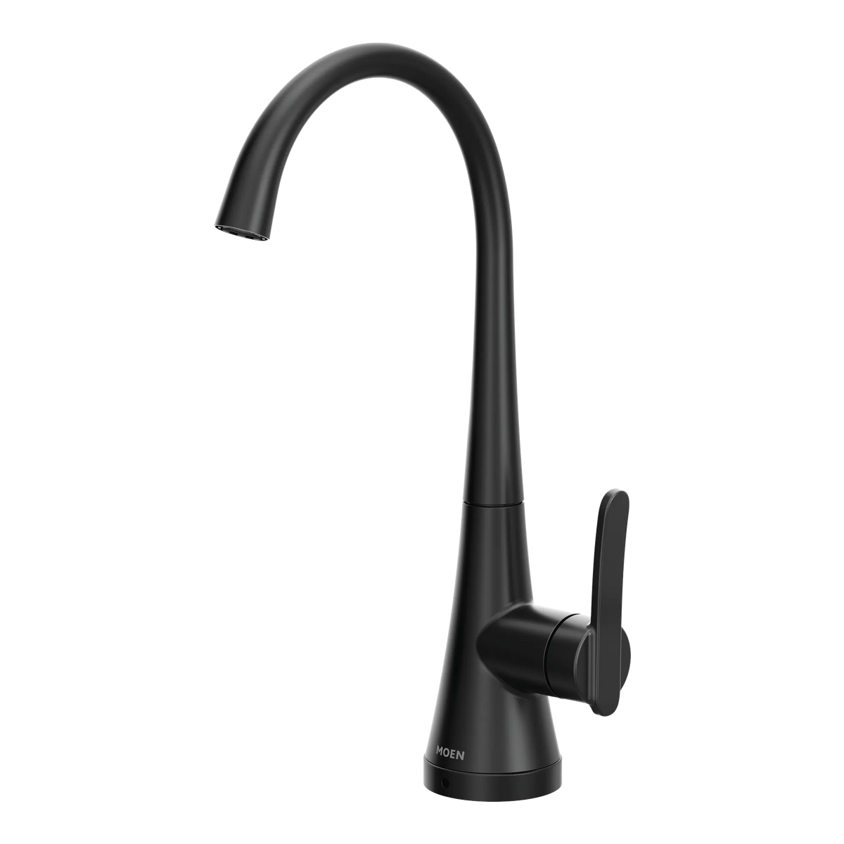 Moen Single-Handle High-Arc Single Mount Beverage Faucet S5535 in Matte Black (S5535BL) - view 2