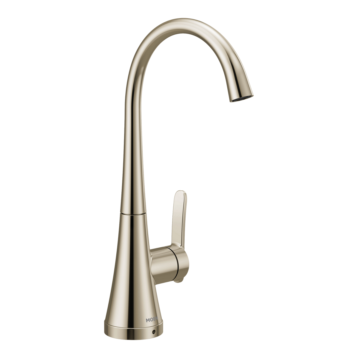 Moen Single-Handle High-Arc Single Mount Beverage Faucet S5535 in Polished Nickel (S5535NL)