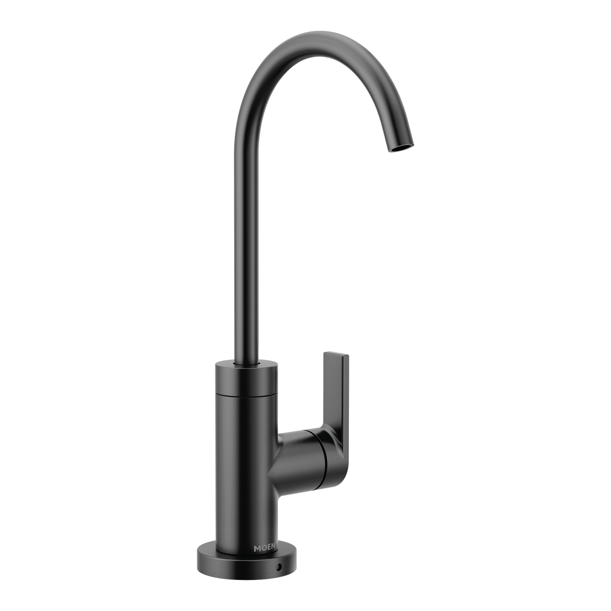 Moen Nio Single-Handle High-Arc Beverage Faucet S5550 in Matte Black (S5550BL)