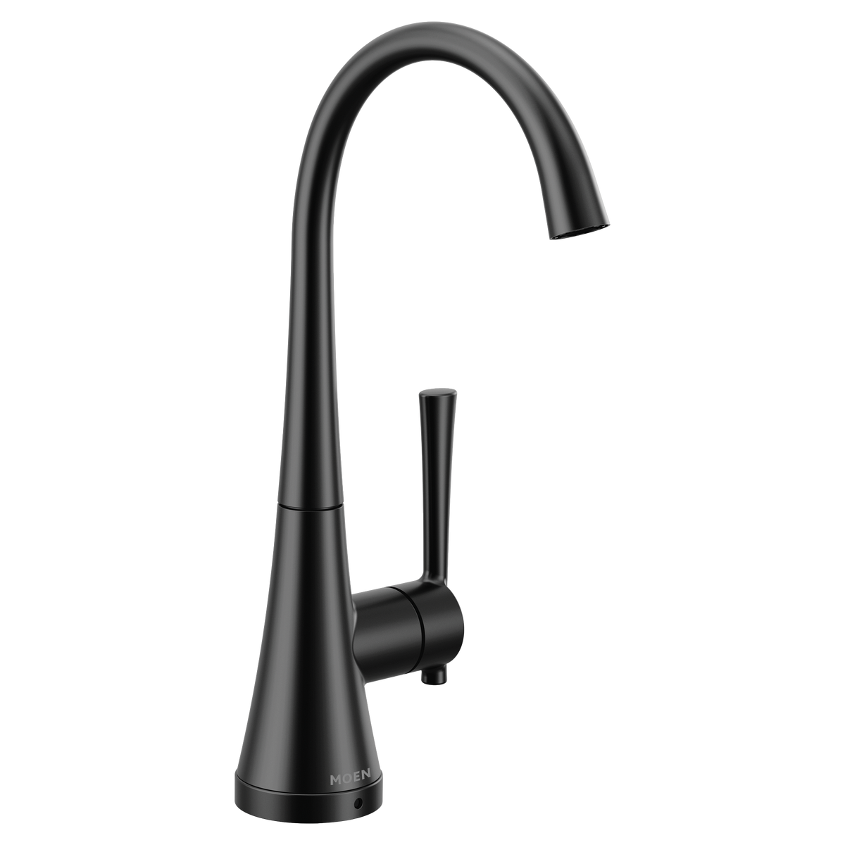 Moen Single-Handle High-Arc Single Mount Beverage Faucet S5560 in Matte Black (S5560BL)