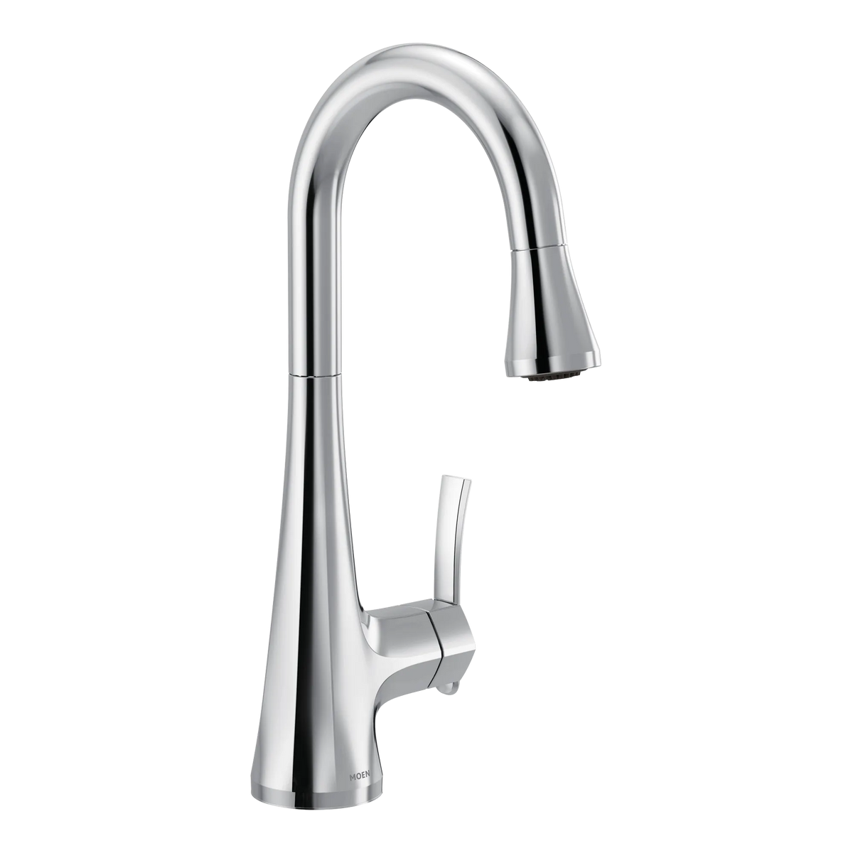 Moen Sinema Single-Handle High-Arc Pulldown Bar Faucet S6235 in Chrome (S6235) - view 2