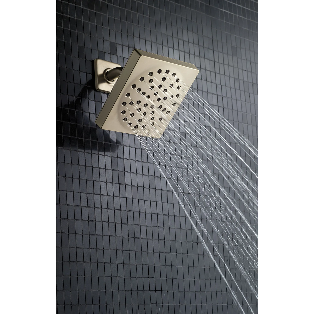 Moen One-Function 6" Diameter Eco-Performance Rainshower Spray Head S6340EP in Brushed Nickel (S6340EPBN) - view 2
