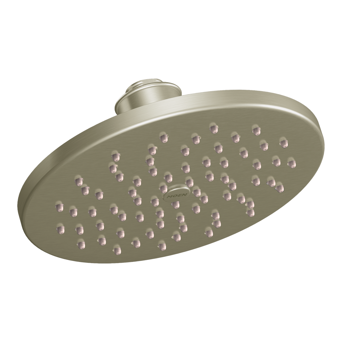 Moen One-Function Eco-Performance 8" Diameter Spray Head Rainshower S6360EP in Brushed Nickel (S6360EPBN)