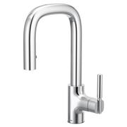 Moen Tenon Single-Handle High-Arc Pulldown Bar Faucet S64001 in Chrome (S64001)