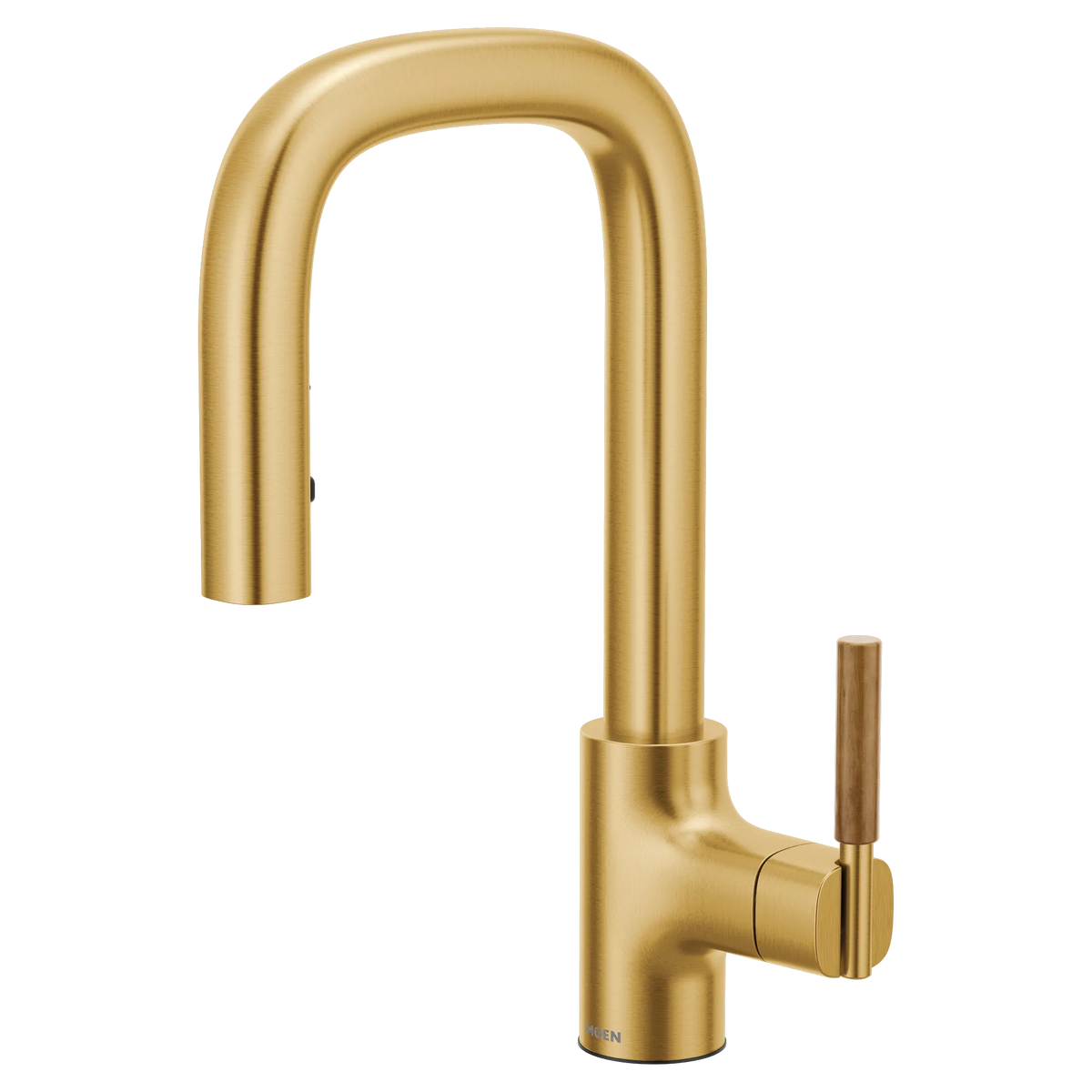 Moen Tenon Single-Handle High-Arc Pulldown Bar Faucet S64001 in Brushed Gold (S64001BG) - view 5