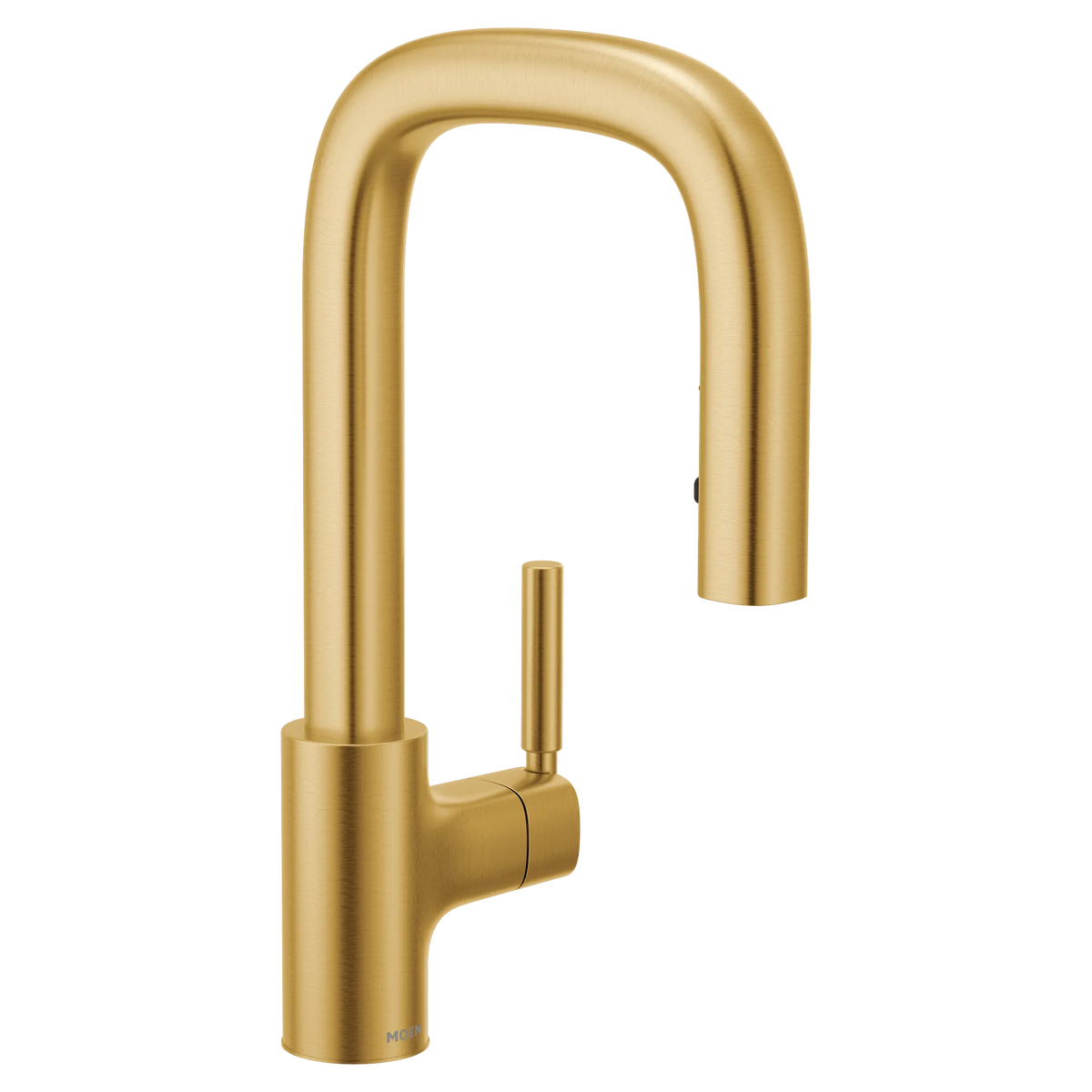 Moen Tenon Single-Handle High-Arc Pulldown Bar Faucet S64001 in Brushed Gold (S64001BG) - view 2