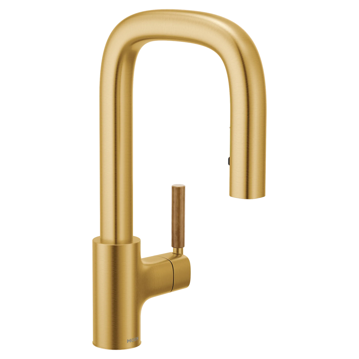 Moen Tenon Single-Handle High-Arc Pulldown Bar Faucet S64001 in Brushed Gold (S64001BG) - view 4
