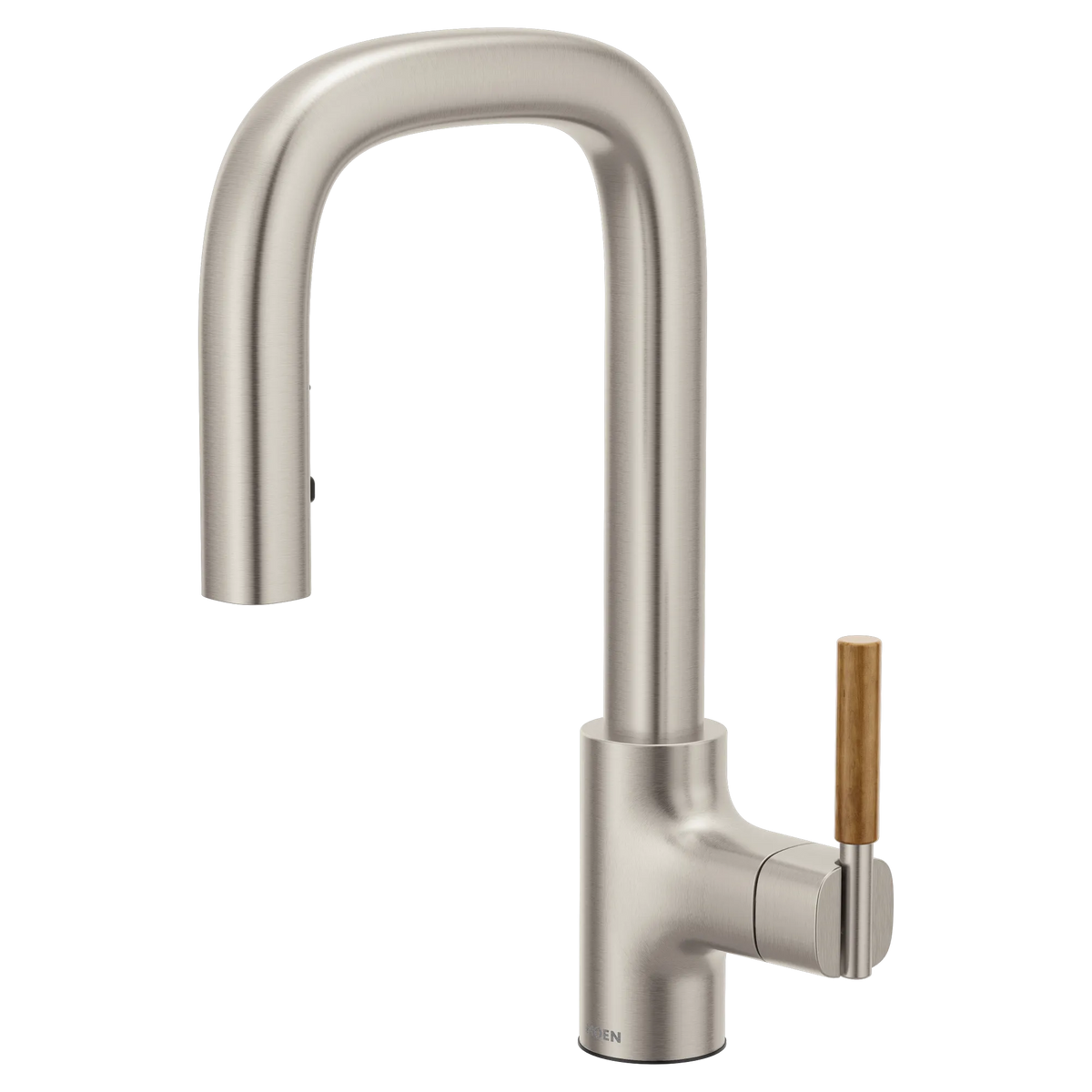 Moen Tenon Single-Handle High-Arc Pulldown Bar Faucet S64001 in Spot Resist Stainless (S64001SRS) - view 5