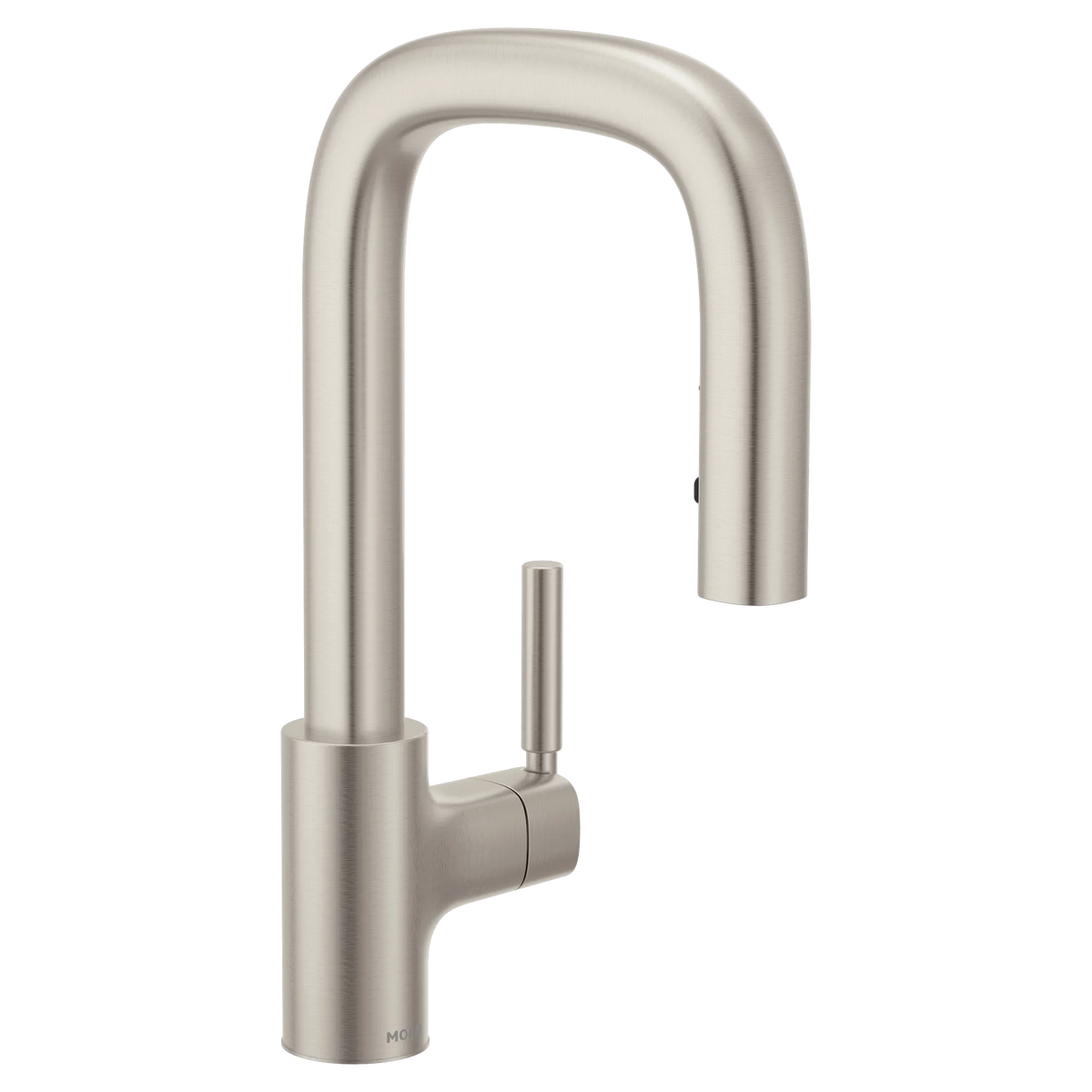 Moen Tenon Single-Handle High-Arc Pulldown Bar Faucet S64001 in Spot Resist Stainless (S64001SRS) - view 2