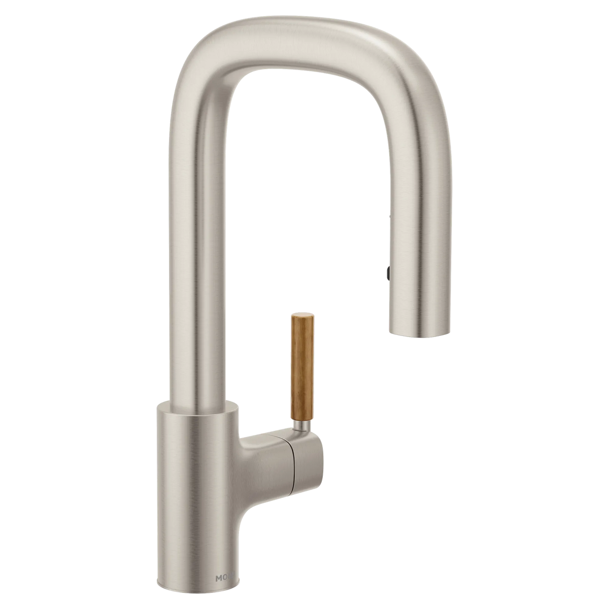 Moen Tenon Single-Handle High-Arc Pulldown Bar Faucet S64001 in Spot Resist Stainless (S64001SRS) - view 4
