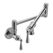 Moen Traditional Two-Handle Pot Filler Kitchen Faucet S664 in Chrome (S664)