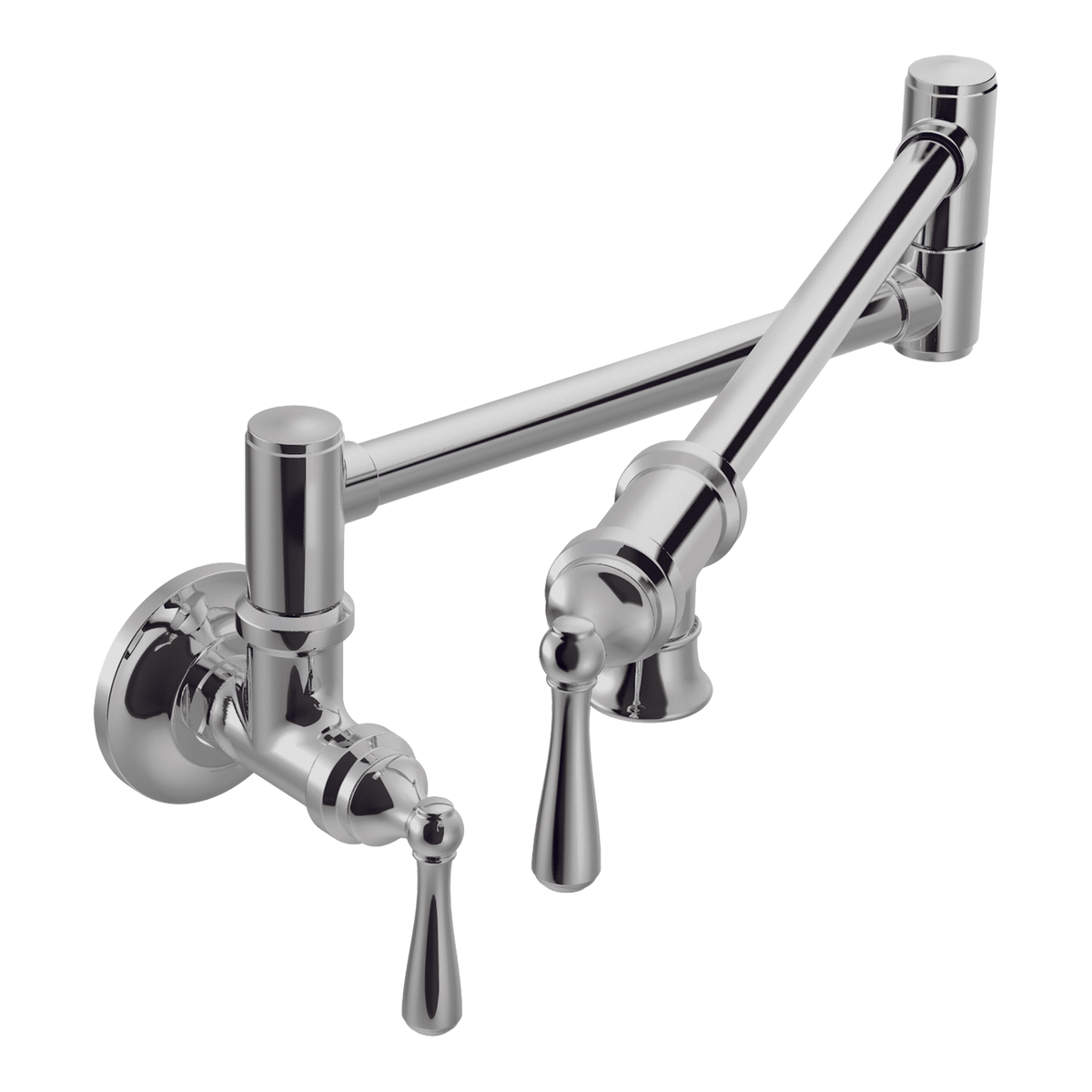 Moen Traditional Two-Handle Pot Filler Kitchen Faucet S664 in Chrome (S664)