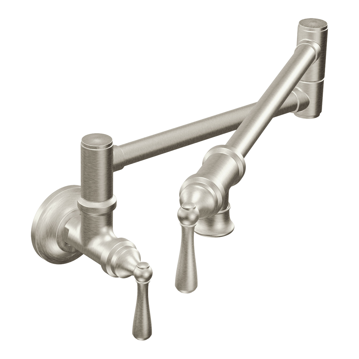 Moen Traditional Two-Handle Pot Filler Kitchen Faucet S664 in Spot Resist Stainless (S664SRS)