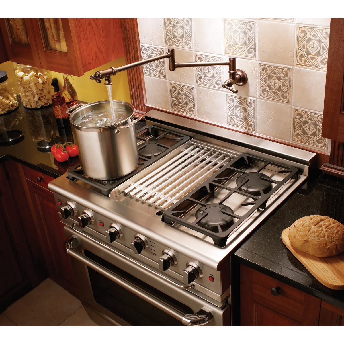 Moen Traditional Two-Handle Pot Filler Kitchen Faucet S664 in Chrome (S664) - view 5