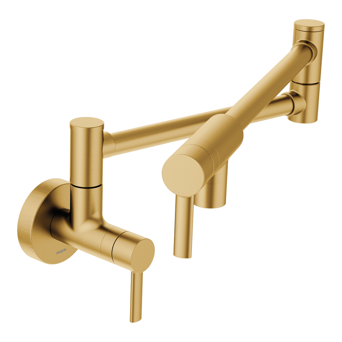 Moen Modern Single-Handle Pot Filler Kitchen Faucet S665 in Brushed Gold (S665BG)