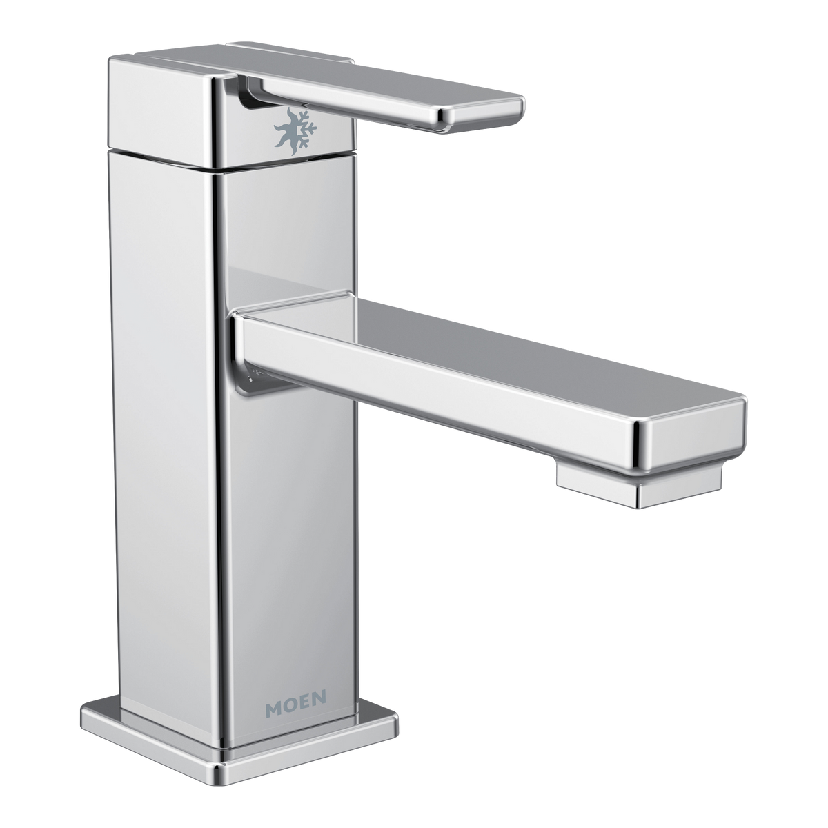 Moen 90 Degree Single-Handle Low-Arc Bathroom Faucet S6710 in Chrome (S6710)