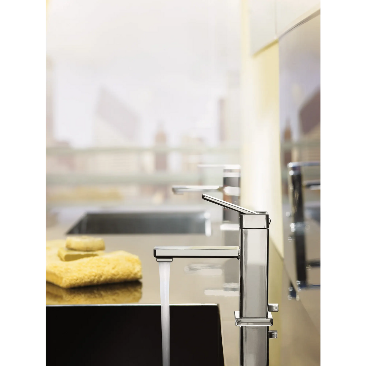 Moen 90 Degree Single-Handle Low-Arc Bathroom Faucet S6710 in Chrome (S6710) - view 3