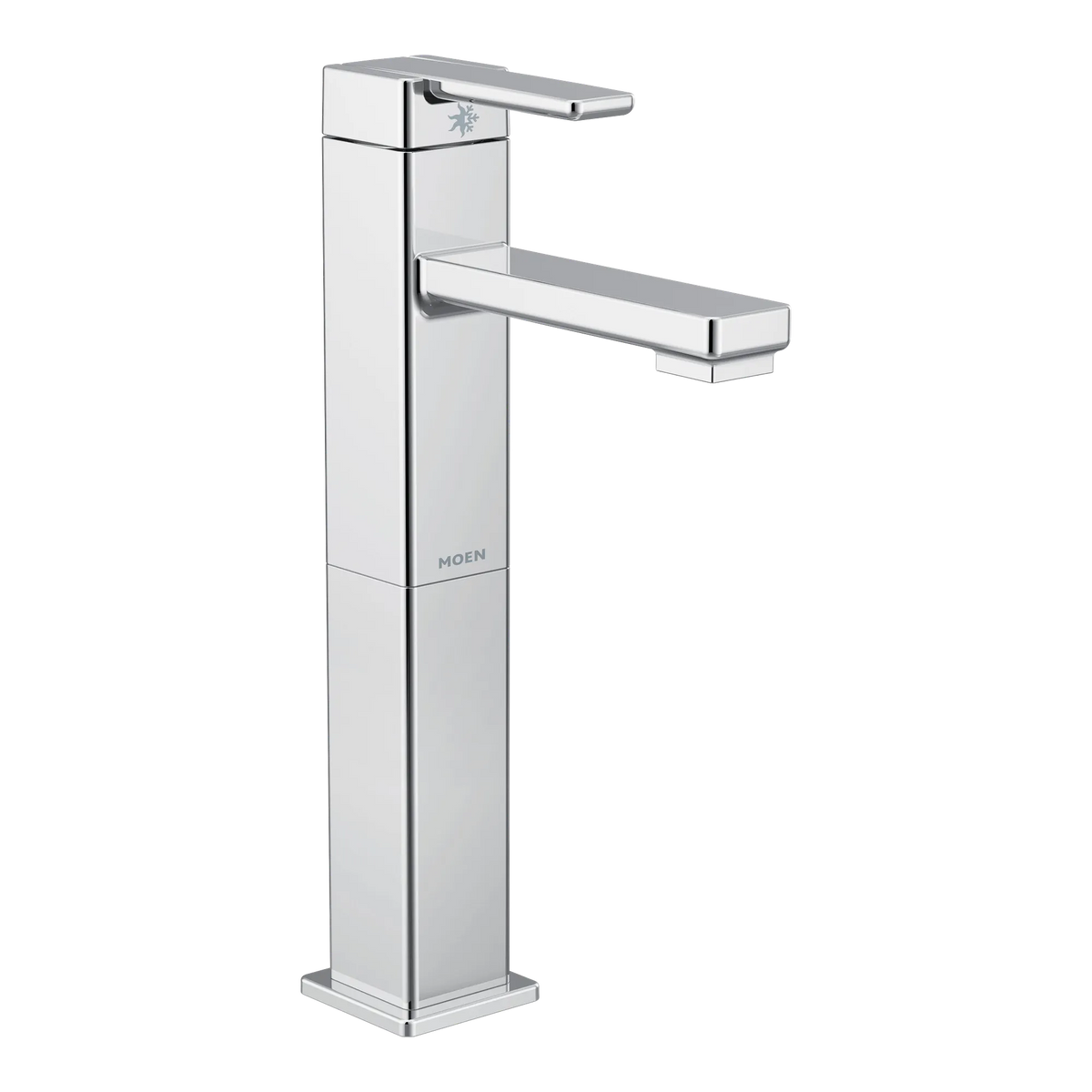 Moen 90 Degree Single-Handle High-Arc Vessel Bathroom Faucet S6712 in Chrome (S6712) - view 2