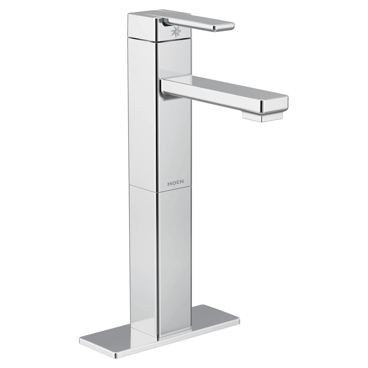 Moen 90 Degree Single-Handle High-Arc Vessel Bathroom Faucet S6712 in Chrome (S6712) - view 4
