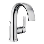 Moen Doux Single-Handle High-Arc Bathroom Faucet S6910 in Chrome (S6910)