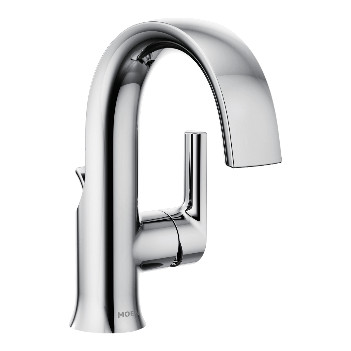 Moen Doux Single-Handle High-Arc Bathroom Faucet S6910 in Chrome (S6910)